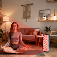 IDEATHERAPY NOUVELLE Série RL-7CH, contrôle par application, sauna à lumière rouge à haute irradiance pour tout le corps, thérapie par lumière rouge, panneau à lumière rouge pour usage domestique
