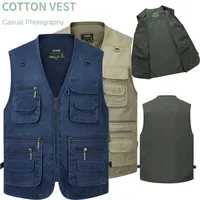 Gilet de travail multi-poches personnalisé avec logo, design à motifs, veste de photographe, veste de chasse, veste de pêche, vêtements de travail, style veste