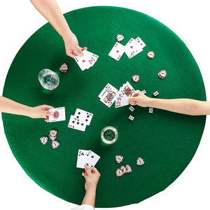 36 đến 48 inch cảm thấy Thẻ bảng trò chơi Bìa vòng khăn trải bàn đàn hồi Poker bảng Bìa Topper bảo vệ Mat cho bảng - Product Image 4