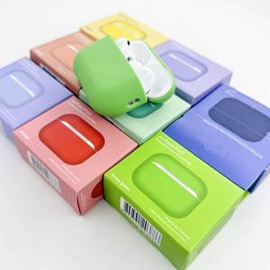 Fundas de Silicona Suave para Auriculares, Resistentes al Agua, Protección Total, Estilo Dividido, Compatibles con Airpods Pro3 - Product Image 2