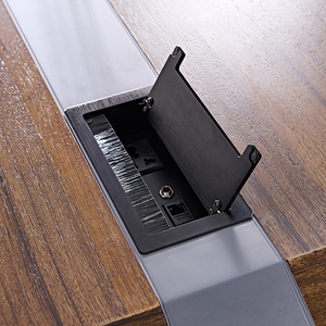 Escritorio de Oficina Moderno de Lujo en Madera, Diseño de Estación de Trabajo, Escritorio Ejecutivo de Alta Tecnología para CEO, Muebles de Oficina - Product Image 6