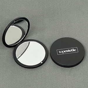 Espejo de regalo promocional de marca de belleza, logotipo personalizado, espejo de maquillaje compacto, Mini espejo de doble cara de bolsillo - Product Image 2