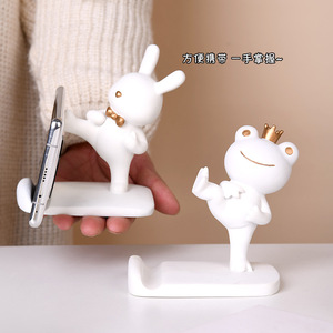 Violent Bear Phone <b>Stand</b> Resin Cartoon <b>Tablet</b> Holder Desktop Decor Gift - Product Image 2