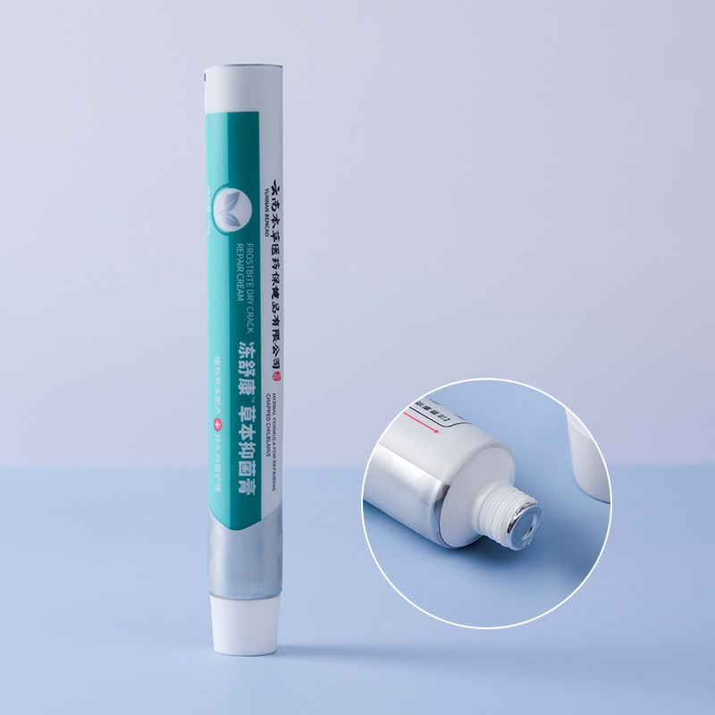 Silk Screen Printing Small Tube Ointment Repairs Skin Packaging Cosmetic ABL Cream Tube with Cap