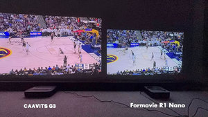 Projecteur Caavits G3 Triple Couleur L-aser UST à courte focale intelligent FHD 1080P Vidéo 3D Cinéma maison Android TV certifié Google - Product Image 5