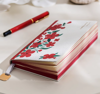 Cahier de voyage A6 Journal de poche rechargeable avec inserts en papier kraft DIY Planner pour Bullet Journaling
