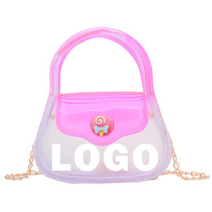 <span class=keywords><strong>กระเป๋า</strong></span>ถือสะพายไหล่เดี่ยวแบบใส PVC น่ารัก สายคล้องใส <span class=keywords><strong>กระเป๋า</strong></span>สตางค์เยลลี่ขนาดเล็กสำหรับผู้หญิง - Product Image 1