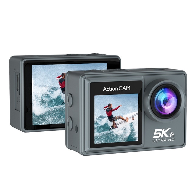 5K Sport Action Camera 2.0 Inch Screen WiFi Transmission 30m Waterproof Touch Screen Anti-shake 4K Cycling Camera Recorder