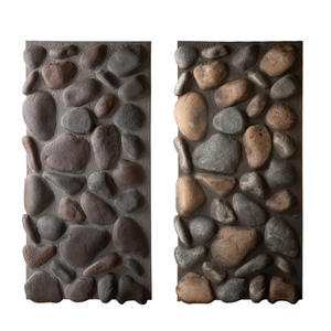 แผ่นหินเทียม PU สำหรับตกแต่งผนัง  แผ่นผนังหิน PU สำหรับภายนอกและภายในอาคาร  หินเทียมโพลียูรีเทน - Product Image 2