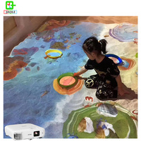 Projection de sol de plage pour enfants en intérieur Équipement de jeux de piscine Projecteur interactif Jeux pour l'école et le parc d'attractions