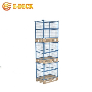 Bán Chạy Nhất <span class=keywords><strong>Stackable</strong></span> Thép Lưu Trữ Tùy Chỉnh Châu Âu Dây Lưới Pallet Lồng - Product Image 5