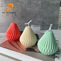 AK Honeycomb Knot Garn Blasen form 3D Silikon form DIY Duft kerzen form Handgemachte Silikons eifen formen Schokoladen kuchen form
