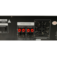 Sistem Audio Metal HiFi 2-Kanal 300W dengan Amplifier Karaoke BT 5.0 untuk Penggunaan di Ruangan KTV