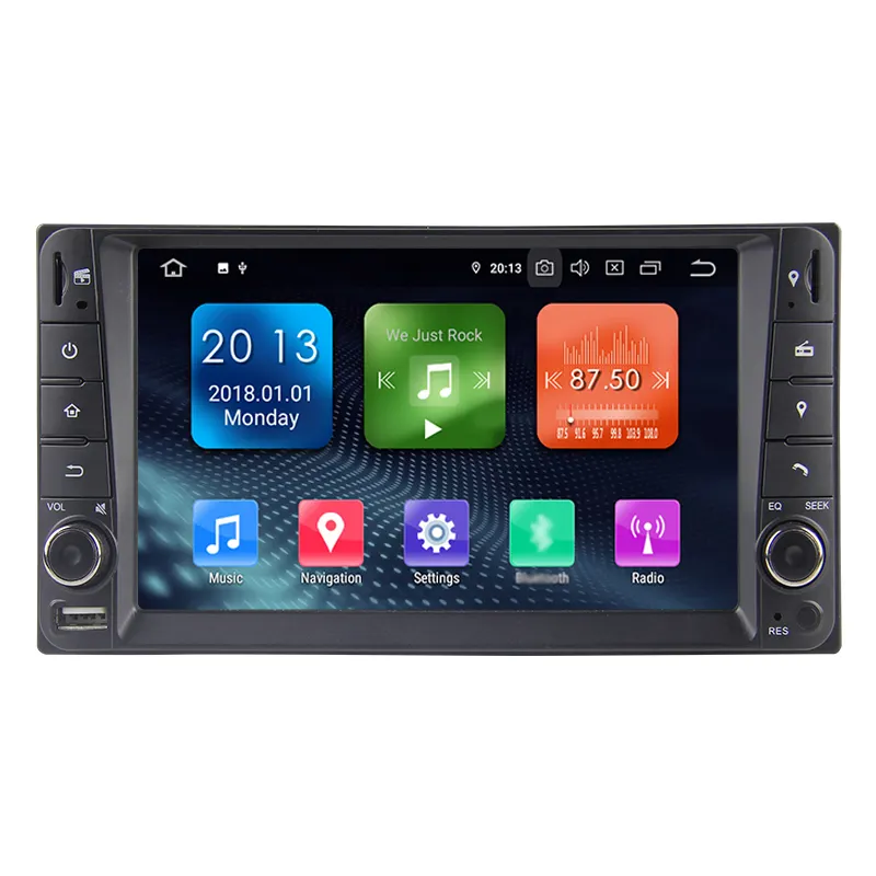 7Inch 2Din RK PX30 Quad-Core Android10.0 Toyota Âm Thanh Xe Hơi GPS Cho Camry Corolla Hilux Prado Hiace RAV4 WN7012 Với WiFi DAB +