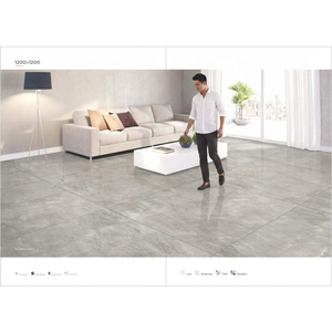 Vistaar Statuario Himalaya White Polished Porcelain Tile 1200x1200mm Floor Slab 4x4 Ft Indoor Ceramic Tiles Design - Product Image 4