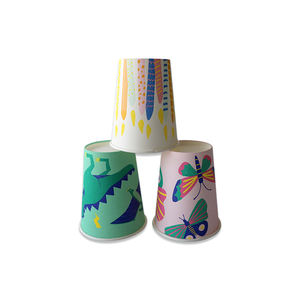 Biodégradable compostable PLA Enduit chaud mcdonalds gobelet en papier à emporter <span class=keywords><strong>tasse</strong></span> à café en papier jetable avec couvercle - Product Image 2