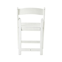 Chaises en plastique en gros pour événements, banquets, mariages, fêtes, chaises pliantes empilables, portables, durables, en résine, couleur blanche