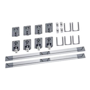 Placard aluminium chambre fermeture douce piste rouleau affichage Rails stockage Collection meubles porte matériel <span class=keywords><strong>pour</strong></span> armoire coulissante - Product Image 4