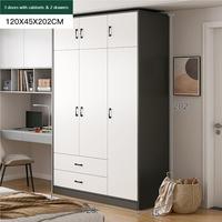 MG Meubles de chambre à coucher Vêtements Placard de rangement Conceptions en bois Lit Meubles Flat Pack Armoire Armoire Placard Pour Salon