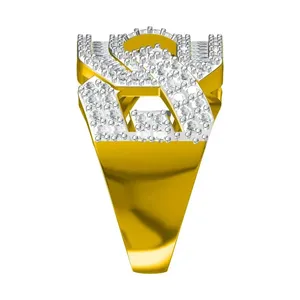 Anillo de diamantes de corte Baguette de excelente calidad para ocasiones especiales como bodas y festivales a un precio asequible - Product Image 1