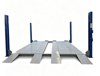 Empileur de voitures à câbles en acier à 4 niveaux peu encombrant GG LIFTERS – Solution de stockage multi-véhicules à 4 poteaux double largeur