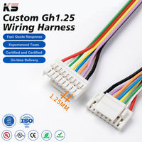 Kabel Ekstensi Konektor GH1.25 Berinsulasi dengan Terminal O-Ring Kustom, Kabel Penghubung, Kotak Sambungan, dan Harness Kabel