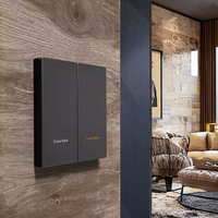 Knx pour la maison intelligente 1/2/3/4 Gang Switch Controller Wall Light Panel Smart Switch KNX Wall Light Switch for Hotel Home Office
