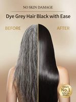 Crème colorante capillaire triple teinture sans odeur, longue durée, brillance naturelle pour cheveux cirés, teints ou décolorés