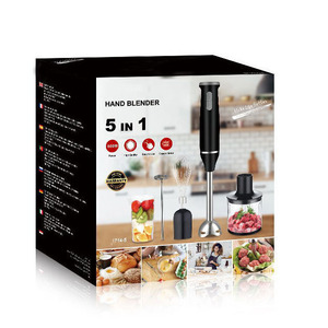 Batidora de mano 800W 5 en 1 con batidor de alambre de acero inoxidable para comida de bebé, carne, zumos y cocina - Product Image 2