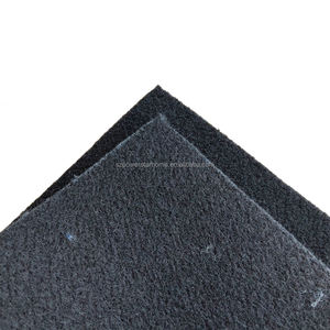 Vente directe d'usine rouleau de tissu non tissé perforé de traction doublure de toit de voiture tapis de velours feutre de coffre extensible à 4 voies pour feutre automatique - Product Image 5