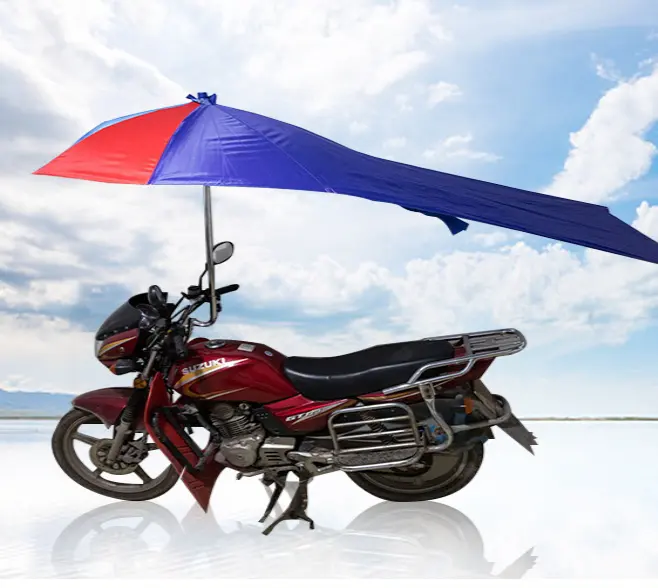 Factory direct sale motorbike umbrella motor bike umbrella motorized outdoor umbrella