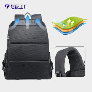 Sac à dos tactique unisexe grande capacité, imperméable, pour sports de plein air, avec poche intérieure zippée, bandoulière grise - Product Image 2