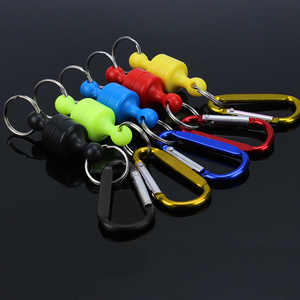 HOT Xách Tay <span class=keywords><strong>Fly</strong></span> Câu Cá Thực Tế Mạnh Mẽ Lưới Từ Tính Phát Hành Chủ Keeper Với Nhôm Hợp Kim Carabiner Nhẫn Khóa - Product Image 6