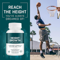 Premium botgroei hoogte L-Arginine Calcium Zink Vitamine D3 voedingssupplement voor groeiende lichamen voedingsondersteuning OEM