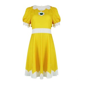 <span class=keywords><strong>Costume</strong></span> da <span class=keywords><strong>Principessa</strong></span> Peach per Cosplay, Abito da Tennis da <span class=keywords><strong>Principessa</strong></span> per <span class=keywords><strong>Donna</strong></span> con Corona DISP-021 - Product Image 3