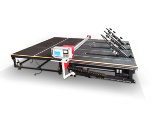 Machine de découpe automatique de verre CNC Eworld, construction en acier motorisée, table de rupture indépendante, haute précision, personnalisable 3-19 mm - Product Image 6