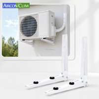 Support mural pliable en métal durable sur mesure en forme de L pour climatiseur mini-split