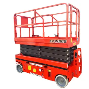 Customized Color Self-Propelled Elevated Hydraulic Scissor Jack Lift Table Steel Restaurant Trailer Electric Hydraulic