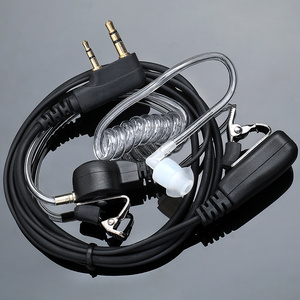 Tai nghe ống âm thanh hai chiều có micro PTT, kiểu K 2 chân, dành cho máy bộ đàm Baofeng và Kenwood - Product Image 4