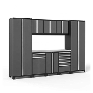 Customized Metal Garages Heavy Duty Work Bench Modular Steel Tool Storage Cabinet