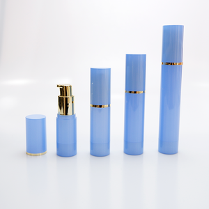 luxury refillable frosted 10 10ml15ml 20ml 30ml spray plastic vacuum cometic serum lotion airless pump bottle