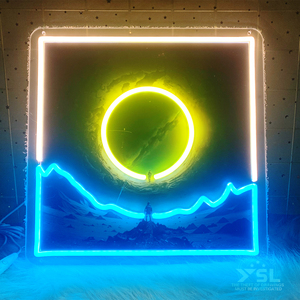 Letrero de Neón Personalizado, Luces Decorativas LED Acrílicas para Dormitorio, Arte Mural con Forma de Corazón de 5m, Diseño Gratuito con Decoraciones de Pared de Neón LED Acrílicas - Product Image 6