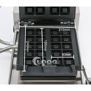 <span class=keywords><strong>Gaufrier</strong></span> Électrique <span class=keywords><strong>Vertical</strong></span> Professionnel Antiadhésif pour Gaufres en Forme de Cubes à Vendre - Product Image 6