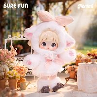 TOPTOY Nommi Série Royaume Forestier Boîte Mystère Surprise 5 Figurines Articulées en ABS Échelle 1/72 Grande Poupée de Collection Mignonne pour Bureau