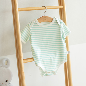 Recién Nacido bebé niña ropa de verano de algodón orgánico ropa de bebé mameluco - Product Image 4
