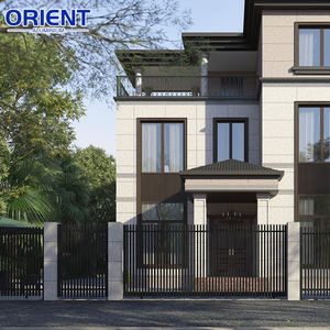 न्यूनतम एल्यूमीनियम गेट सरल डिजाइन पाउडर लेपित आधुनिक वास्तुकला - Product Image 3