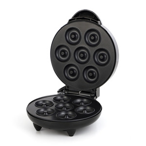 เครื่องทำโดนัท 110V สแตนเลส แผ่นทำความร้อนสองด้าน แบบกลม ใช้ไฟฟ้า สำหรับร้านเบเกอรี่ - Product Image 5