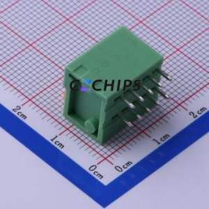 KF141R-2.54-5P Spring Terminal Block Bent Lead Through Hole,P=2.54mm Connector 2.54mm 5P 5 2A - Product Image 2