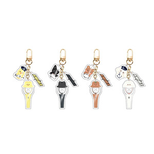 Vente en gros Spot : Porte-clés en acrylique Ateez Acre, figurine de dessin animé DIY, pendentif de sac trois pièces, tendance mode Star Periphery - Product Image 3