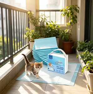 Almohadillas Absorbentes para Mascotas, Desechables, con Cuatro Esquinas Reforzadas, de Algodón Súper Absorbente, Ecológicas, con Certificación CE y SAP Japonés, para Mascotas Pequeñas, OEM ODM - Product Image 5